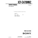 Sony ICF-C470MK2 (serv.man2) Service Manual