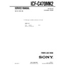 Sony ICF-C470MK2 Service Manual