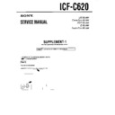 Sony ICF-C620 (serv.man2) Service Manual