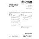 icf-c8wm service manual