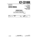 Sony ICF-CD1000 (serv.man8) Service Manual