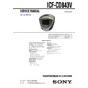 icf-cd843v service manual