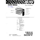 Sony ICF-J40 Service Manual