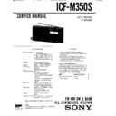 icf-m350s service manual