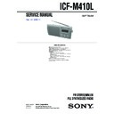 icf-m410l service manual