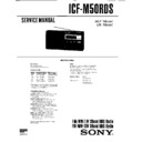 icf-m50rds service manual