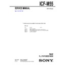 icf-m55 service manual