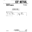 Sony ICF-M750L (serv.man2) Service Manual