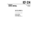icf-s14 service manual
