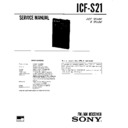 icf-s21 service manual