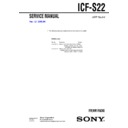 icf-s22 service manual