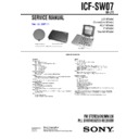 icf-sw07 service manual