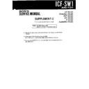 icf-sw1 service manual