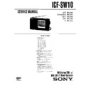 icf-sw10 service manual