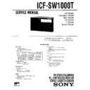 icf-sw1000t service manual