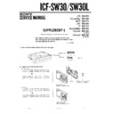 Sony ICF-SW30, ICF-SW30L (serv.man2) Service Manual