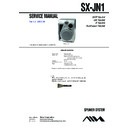 Sony JAX-N1, JAX-PK1, SX-JN1 Service Manual