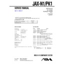 Sony JAX-N1, JAX-PK1 Service Manual