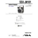 Sony JAX-N101, SSX-JN101 Service Manual
