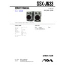Sony JAX-N33, JAX-PK33, SSX-JN33 Service Manual