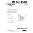 Sony JAX-N331, JAX-PK331 Service Manual
