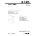 Sony JAX-N55 Service Manual