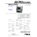 Sony JAX-PK33 (serv.man3) Service Manual