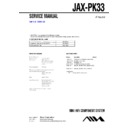 Sony JAX-PK33 Service Manual