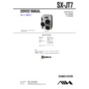 Sony JAX-PK7, JAX-T7, SX-JT7 Service Manual