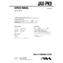 Sony JAX-PK9 Service Manual