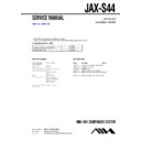 Sony JAX-S44 Service Manual