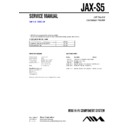 Sony JAX-S5 Service Manual