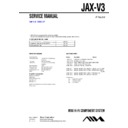 Sony JAX-V3 Service Manual