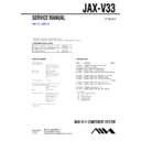 Sony JAX-V33 Service Manual