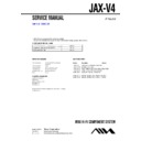 Sony JAX-V4 Service Manual