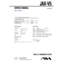 Sony JAX-V5 Service Manual