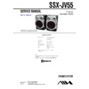 Sony JAX-V55, SSX-JV55 Service Manual