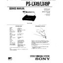Sony LBT-A10, LBT-A15CD, LBT-A20, LBT-A30, LBT-D107, LBT-D117CD, LBT-D207, LBT-D207CD, LBT-D307, LBT-D307CD, PS-LX49, PS-LX49P Service Manual