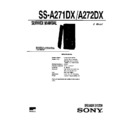 Sony LBT-A110KDX, LBT-A3000S, LBT-G200KR, LBT-N200CDX, LBT-N200KDX, SS-A271DX, SS-A272DX Service Manual