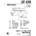 lbt-a390 service manual