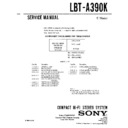 Sony LBT-A390K Service Manual