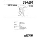 Sony LBT-A490, SS-A390 Service Manual