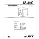 Sony LBT-A490, SS-A490 Service Manual