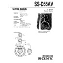 Sony LBT-A50, LBT-A50CD, LBT-A50CDM, SS-D55AV Service Manual