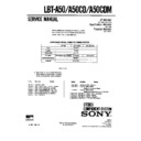 lbt-a50, lbt-a50cd, lbt-a50cdm service manual