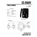 Sony LBT-A60, LBT-A60CD, LBT-A60CDM, SS-D66AV Service Manual