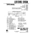 lbt-d105, lbt-d105k service manual