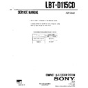 Sony LBT-D115CD (serv.man2) Service Manual
