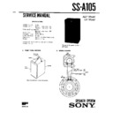 Sony LBT-D115CD, SS-A105 Service Manual