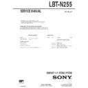 lbt-d270, lbt-g3100, lbt-n255 service manual